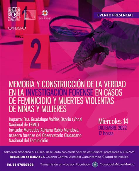 Museo De La Mujer On Twitter RT ICOMMx Conferencias Museo De La