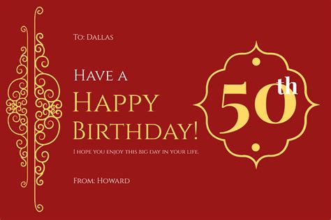 Optimal Rumor Hotel Happy Th Birthday Card Template Falsehood