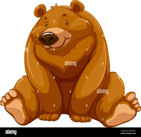 Fat brown bear Stock Vector Image & Art - Alamy