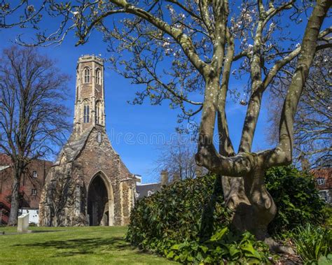 Greyfriars Tower In Kings Lynn Norfolk Editorial Image Image Of