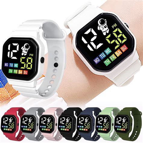 Montre De Sport Tanche Pour Enfants Gar On Fille Ext Rieur Bracelet En