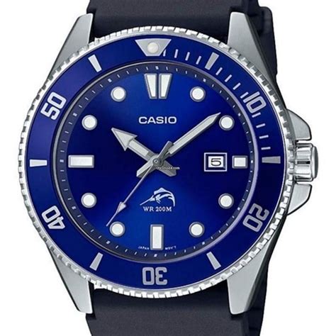 Casio MDV 106B 2A MARLIN DURO Casio Divers Watch Rubber Band For