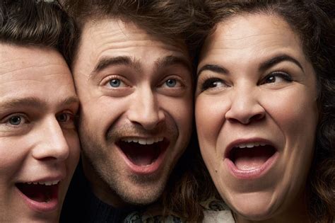 Groff Radcliffe And Mendez On Merrily On Broadway