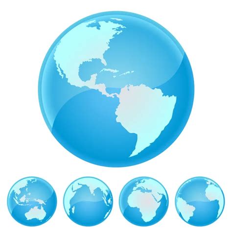 Globe Of The World Stock Vector Image By Bogalo 7322780