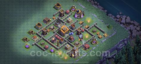 Unbeatable Builder Hall Level 6 Base With Link Clash Of Clans Bh6 Copy 27