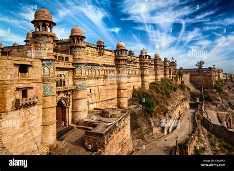 Gwalior fort Stock Photo - Alamy