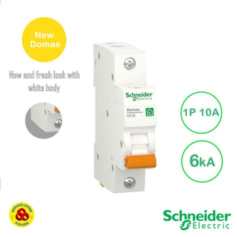 Jual Schneider Mcb P A Ka New Domae Mcb Breaker Phase Ka