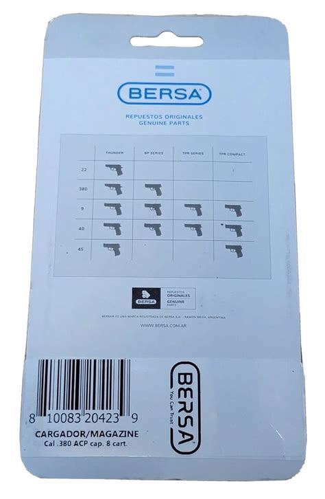 Bersa Thunder Magazine With Finger Rest 380 380 ACP 8 Round Factory EBay