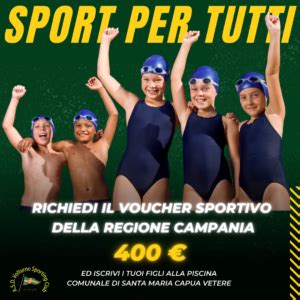 Sport Per Tutti Ecco Il Voucher Della Regione Campania Per I Bambini