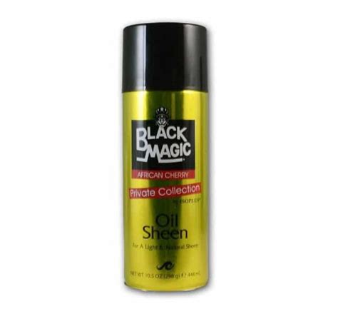 Black Magic Oil Sheen Spray African Cherry 105 Oz Barber Supplies