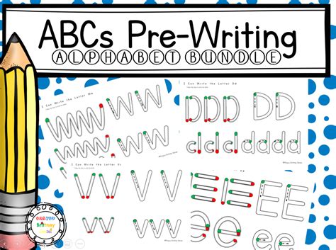 Alphabet Pre Writing Worksheets