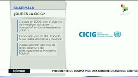 Guatemala Qu Es La Cicig Y Cu L Es Su Objetivo V Deo Dailymotion