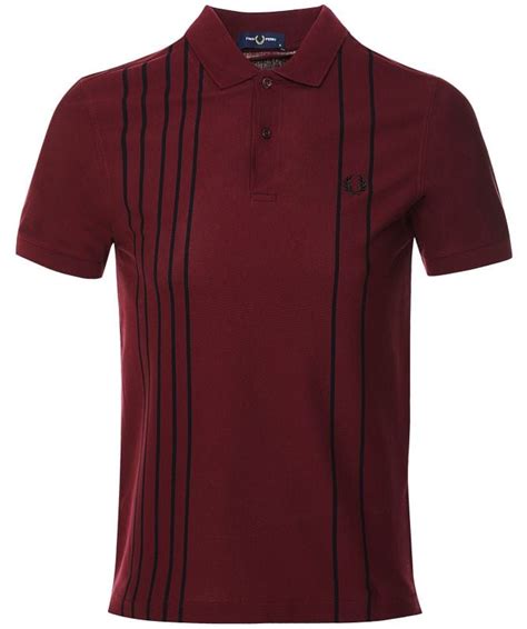 Fred Perry Refined Stripe Polo Shirt M Jules B