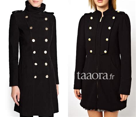 Où Trouver Un Manteau Officier Noir Pour Cet Hiver Taaora Blog Mode Tendances Looks