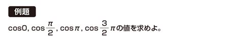 【高校数学Ⅱ】「弧度法表示の三角関数（cosθ編）」 例題編 映像授業のtry It トライイット