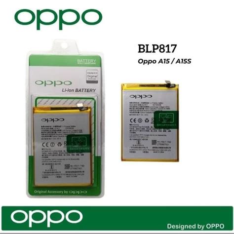 Jual Batre Baterai HP OPPO A15 A15S ORIGINAL 100 BLP817 Batu