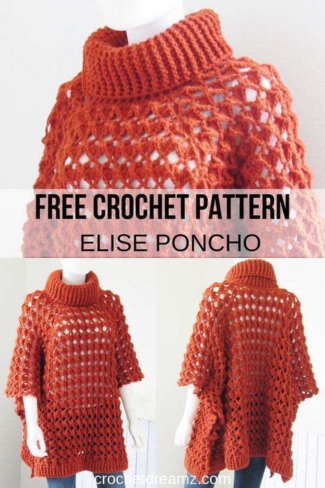 Easy Crochet A Poncho Pattern Crochet Dreamz Crochet Poncho Free Pattern Crochet Poncho