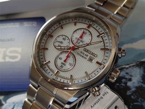 Seiko Solar Chrono Sport Titanium Homme Catawiki