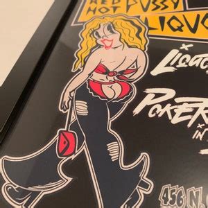 Red Hot Pussy Liquors Backlight Sign Etsy