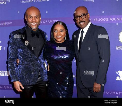 york city usa  feb  kenny lattimore sherri shepherd