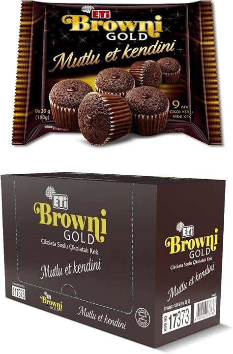 Eti Browni Gold Mini Ikolatal Kek G X Adet Amazon Tr