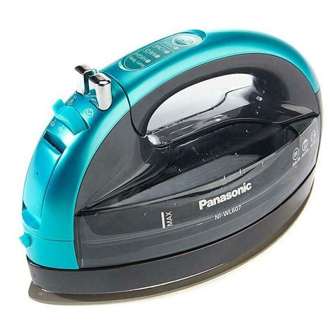 Panasonic 360 Freestyle Advanced Ceramic Cordless Iron Rechargeable Electric Teal