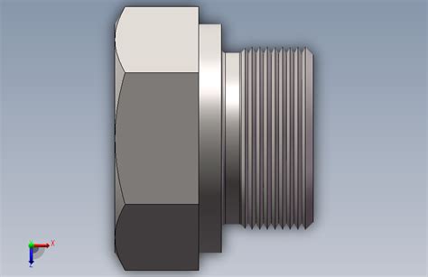 六角螺塞m48×2×52solidworks 2018模型图纸下载 懒石网