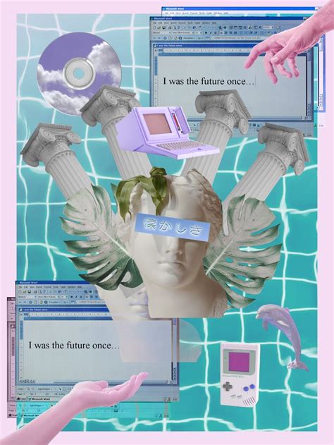 Nostalgic Future Vaporwave Vaporwave Collage Synthwave