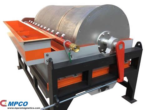 Low Intensity Wet Drum Magnetic Separator MPCO Magnets