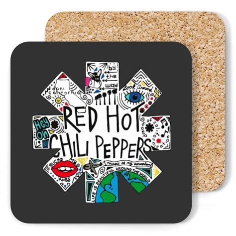 Red Hot Chili Peppers Men S Doodle Logo Coasters Sold By Baljinder Kour SKU Printerval
