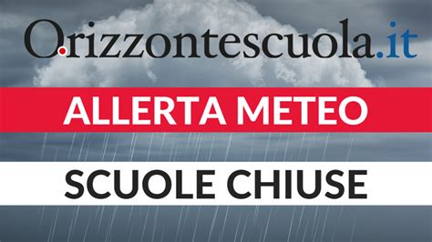 Allerta meteo scuole chiuse lunedì 30 ottobre stop alle lezioni in