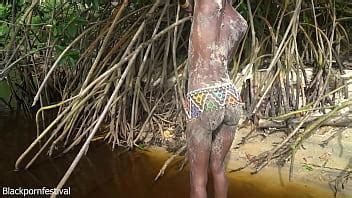 Indigeneous Naked Woman Making A Camp Fire XNXX