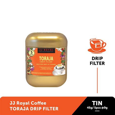 Jual Jj Royal Coffee Toraja Arabica Drip Tin Gr Shopee Indonesia