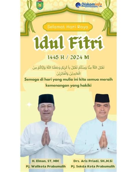 Ini Jadwal Sholat Ied Pj Wako Prabumulih Hingga Pj Sekda Dan Asisten