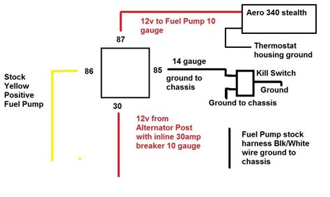 Electric Fuel Pump Wiring Diagram Wiring Diagram