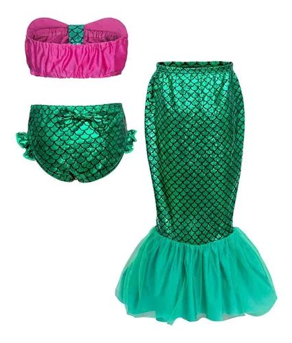 Bikini Sirena Traje De Ba O Ni A Ba Ador Ariel Sirenita Set En Venta En Canton China Por S Lo