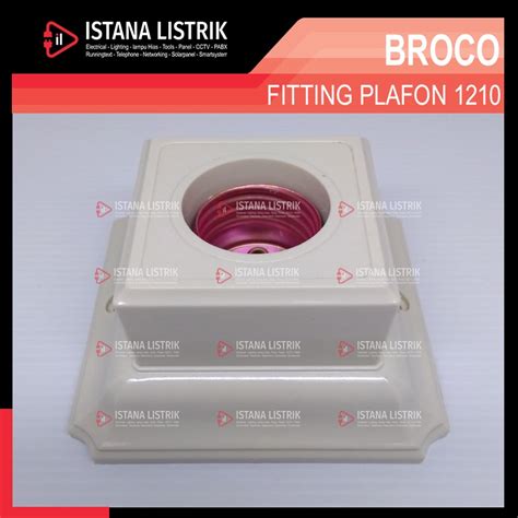 Jual BROCO FITTING PLAFON KOTAK PERSEGI BESAR 1210 Shopee Indonesia