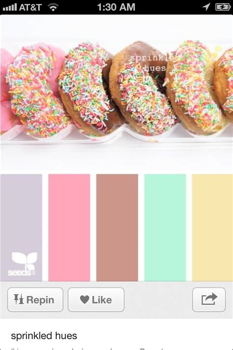 Donut Colors Color Inspiration Beautiful Color Combinations Design