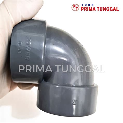 Jual Elbow Pvc D Elbo Knie Knee Keni Sambungan Pipa Pvc Power