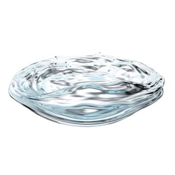 Water Ripples Surface Isolated D Render D Abstract Aqua Png