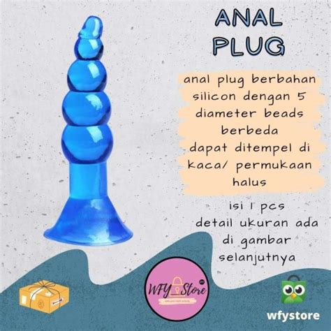 Promo Anal Plug Dapat Ditempel Dengan 5 Ukuran Diameter Beads Berbeda Diskon 50 Di Seller