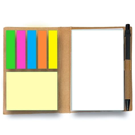 White Eco Sticky Note Pad With Ball Pen Paper Size Mix At Best Price