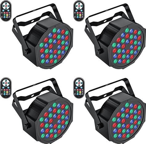 Pcs Led Par Rvb Dmx W Projecteur Jeux De Lumiere Pour Soiree