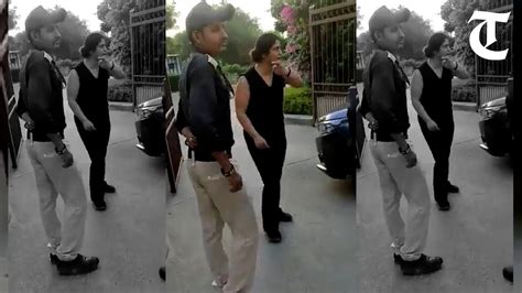 Viral Video Shows Woman Manhandling Abusing Security Guard At Society