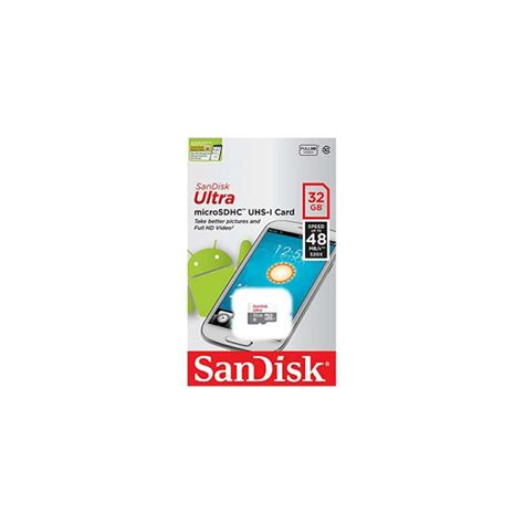 Sandisk Ultra Android Microsdhc Gb Mb S Class Uhs I Sdsqunb