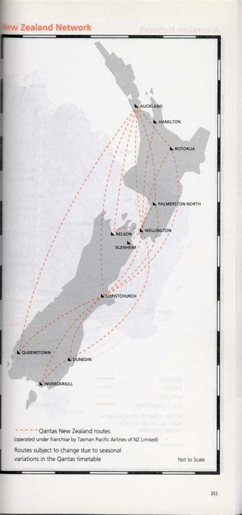 Qantas Timetables And Route Maps The Airchive