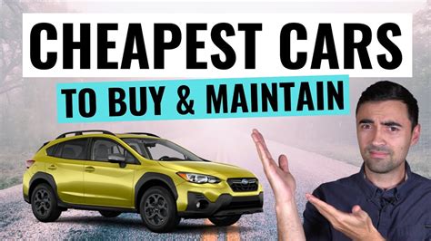 Top 10 Cheapest Cars To Buy And Maintain That Are Most Reliable YouTube