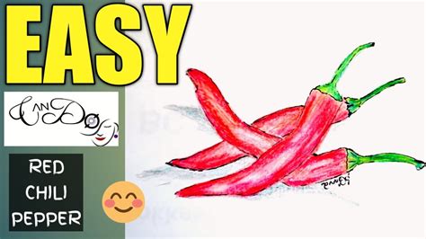 How To Draw A Chili Pepper