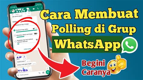 Cara Membuat Polling Di WhatsApp Grup TERBARU Cara Membuat