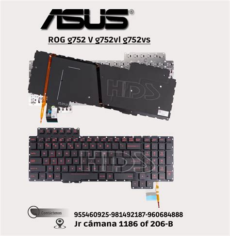 TECLADO ASUS ROG G752 G752VL ILUMINADO HDS Soluciones Partes